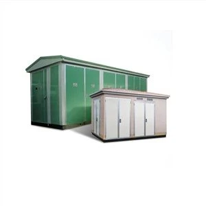 Elektriska Kompakt Transformatorn Substation